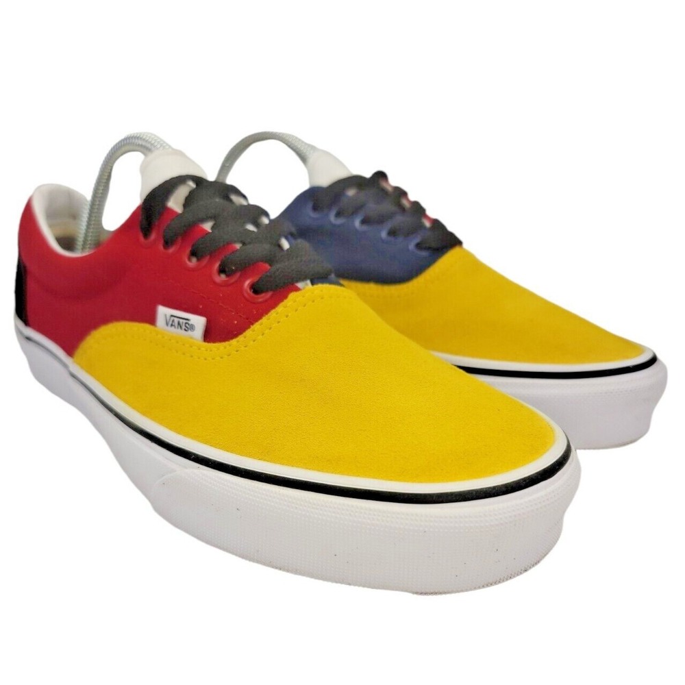 Vans Skate Shoes Womens 9.5 Colorblock Suede Tony Alva Stacy Peralta Blue Red‎